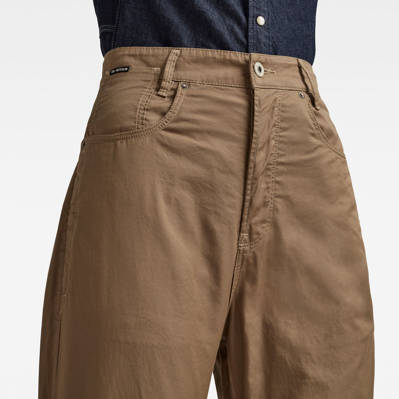 G-Star RAW® C-staq 3D Boyfriend Cropped Pants Green detail shot