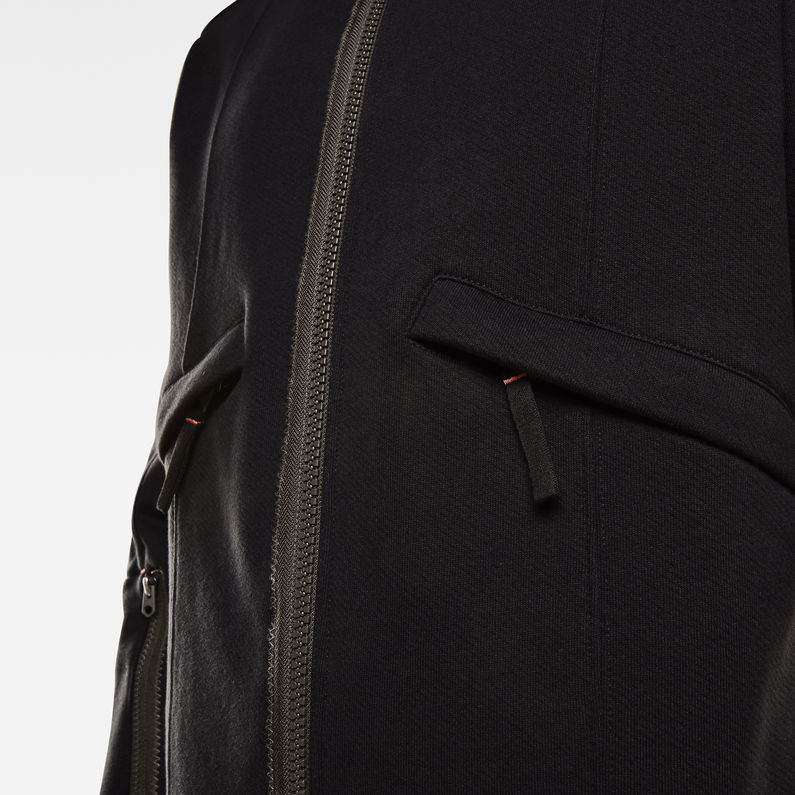 G-STAR® E Baseball Zip Through Sweater Black