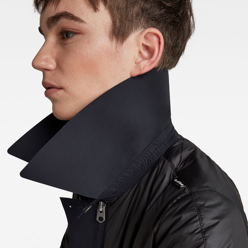G-Star RAW® Coach Mix Jacket Black detail shot