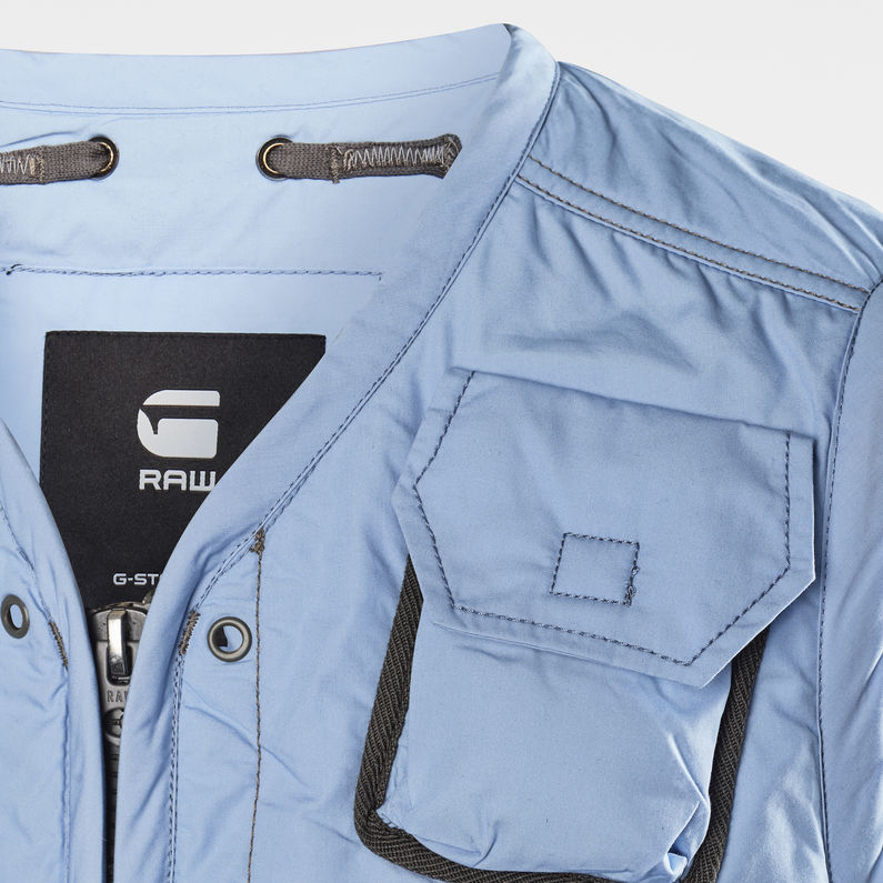 G-Star RAW® E Vest Medium blue detail shot