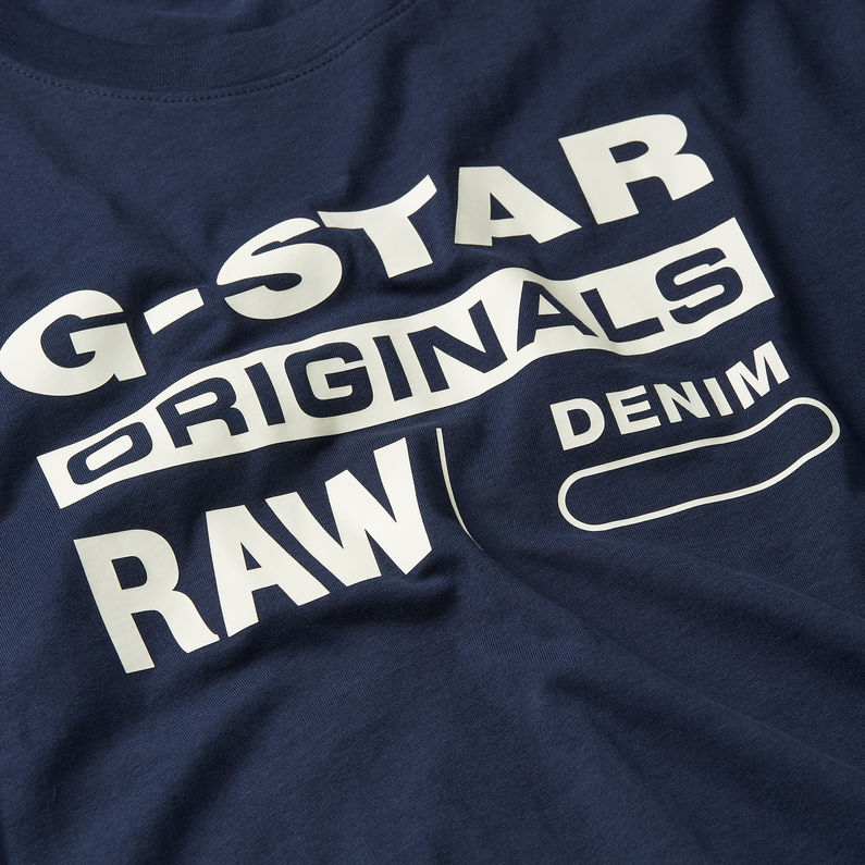 G-Star RAW® Raw. Graphic Slim T-Shirt Dark blue