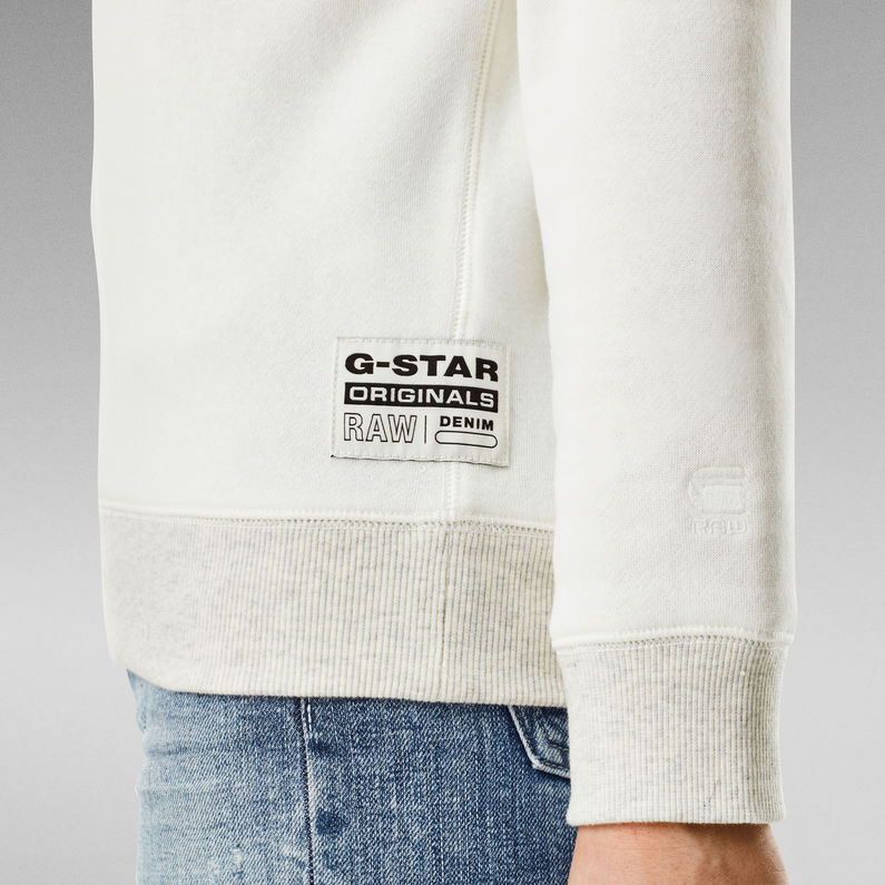 G-Star RAW® Premium Core Sweatshirt Weiß