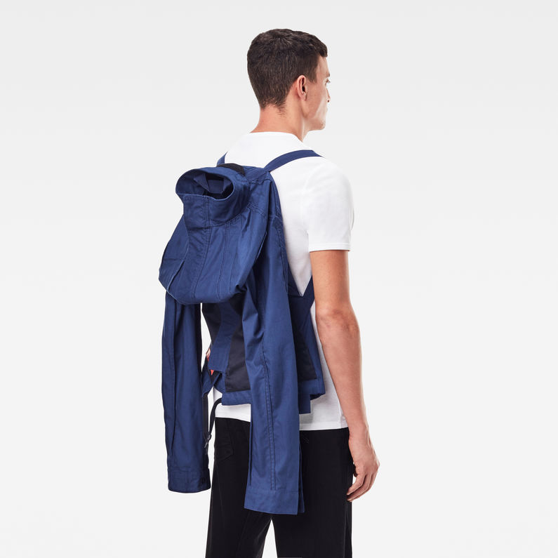 G-Star RAW® Utility HB Tape Jacket Dark blue detail shot