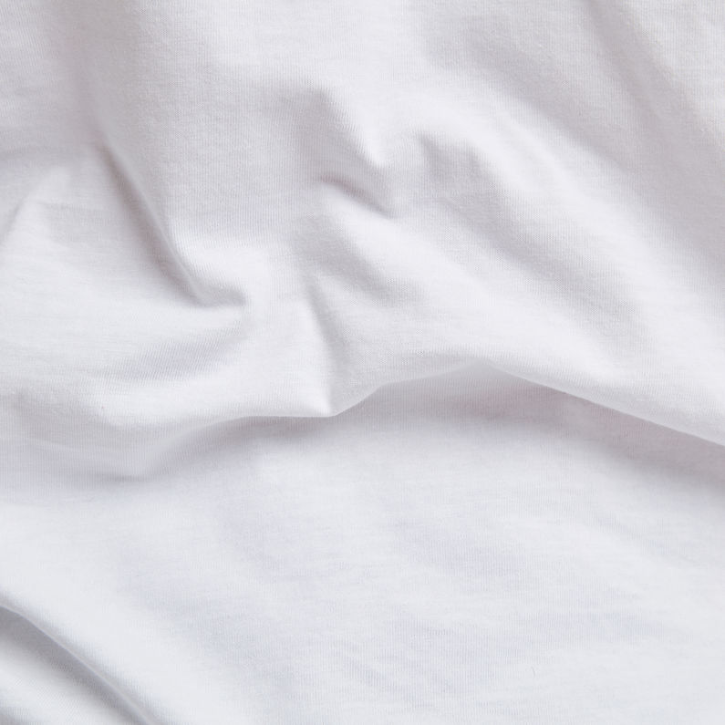 G-Star RAW® Originals Stripe Logo T-Shirt White