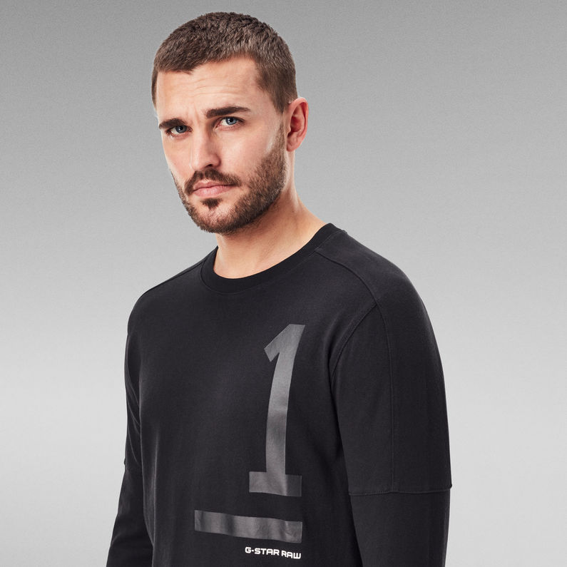 G-STAR® Numbers Graphic T-Shirt Black