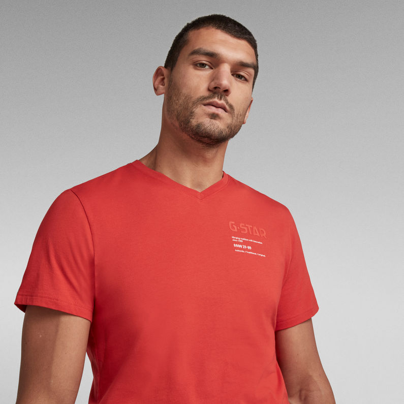 G-Star RAW® T-shirt G-Star Chest Graphic Rouge