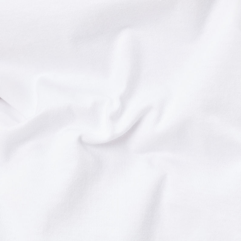 G-Star RAW® T-Shirt Long Slit Blanc
