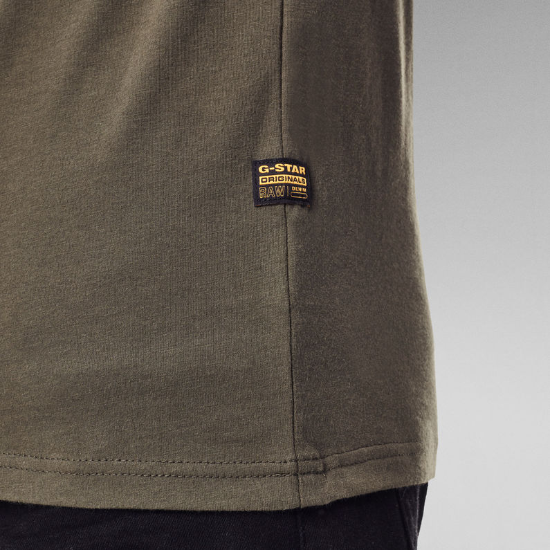 G-STAR® Originals Stripe Logo T-Shirt Green