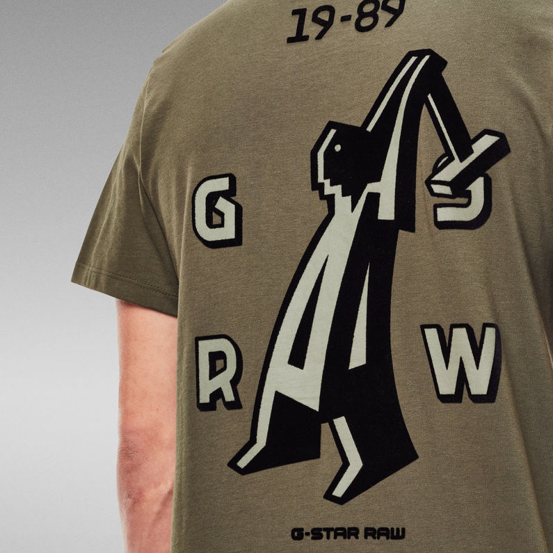 G-Star RAW® T-shirt GS Raw Hammer Vert
