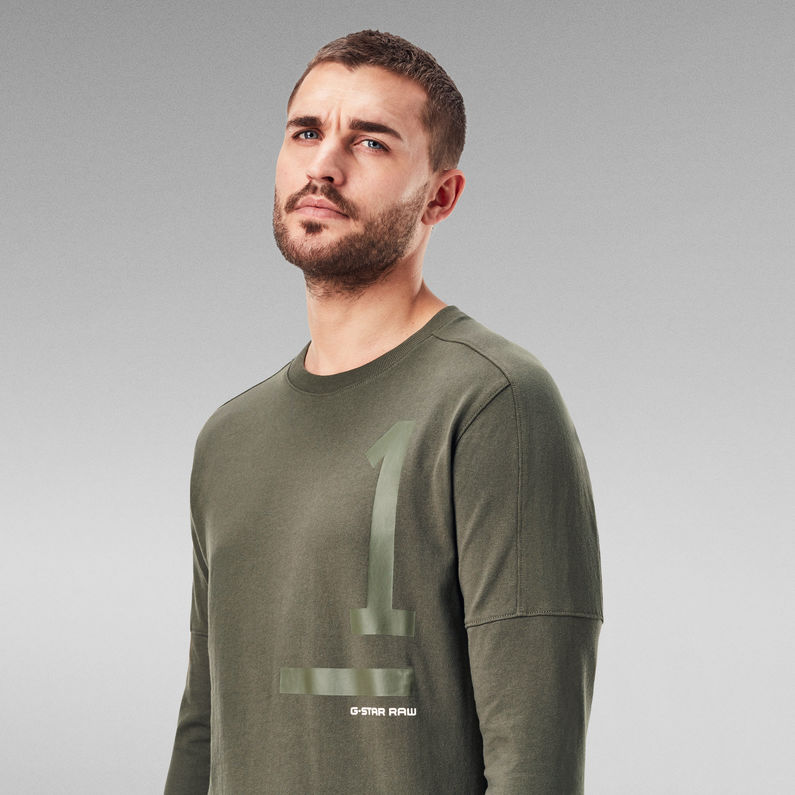 G-Star RAW® Numbers Graphic T-Shirt Green