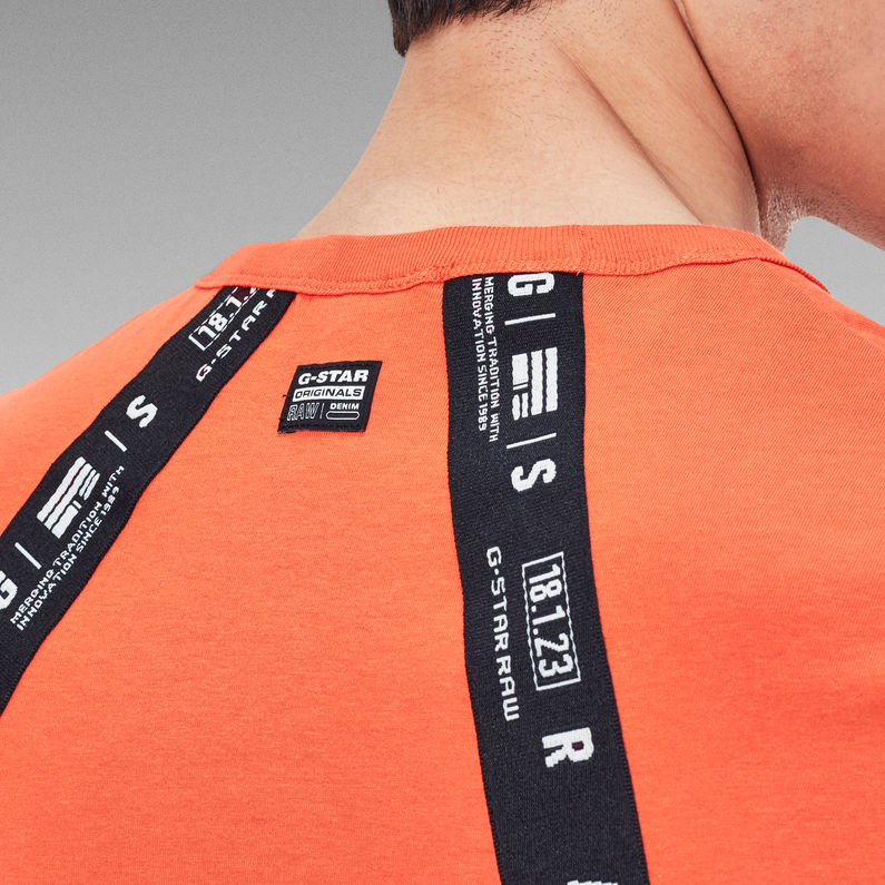 G-Star RAW® Sport A Tape T-Shirt Oranje