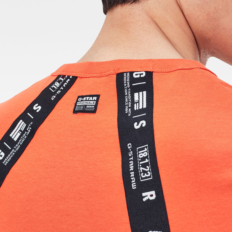 G-Star RAW® Sport A Tape T-Shirt Orange