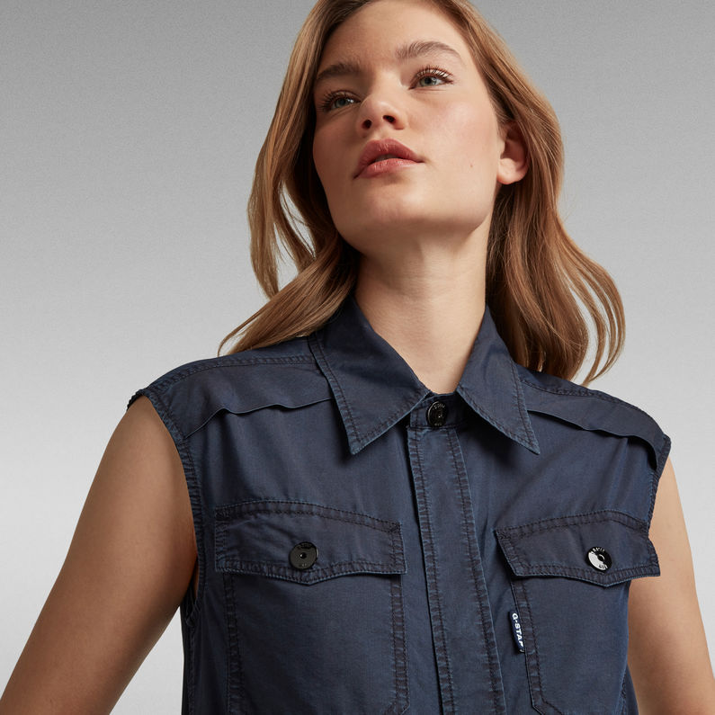 G-STAR® Chemise Wrap Bleu foncé