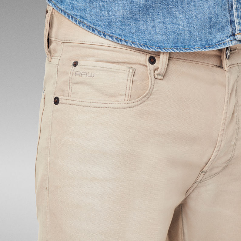 G-Star RAW® 3301 Slim Gekleurde Jeans Beige