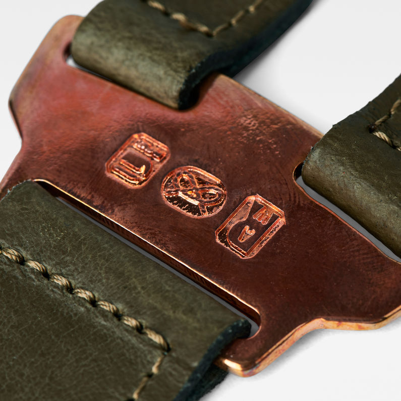 G-STAR® Double Gürtel Grün fabric shot