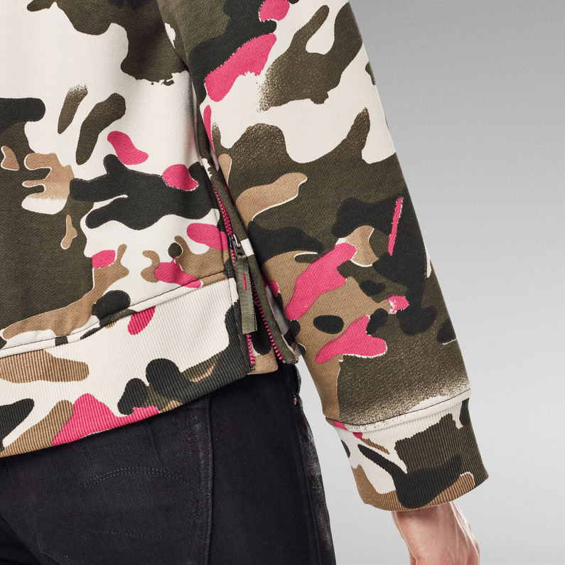 G-STAR® Loose Fit Camo All Over Pullover Mehrfarbig