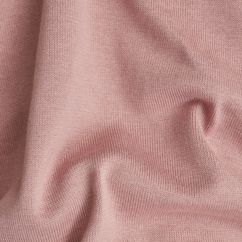 G-Star RAW® Classic Sport Knitted Sweater Pink fabric shot