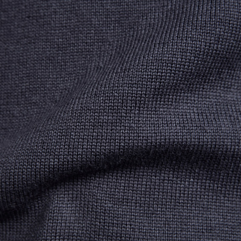 G-Star RAW® Classic Sport Knitted Sweater Dark blue fabric shot