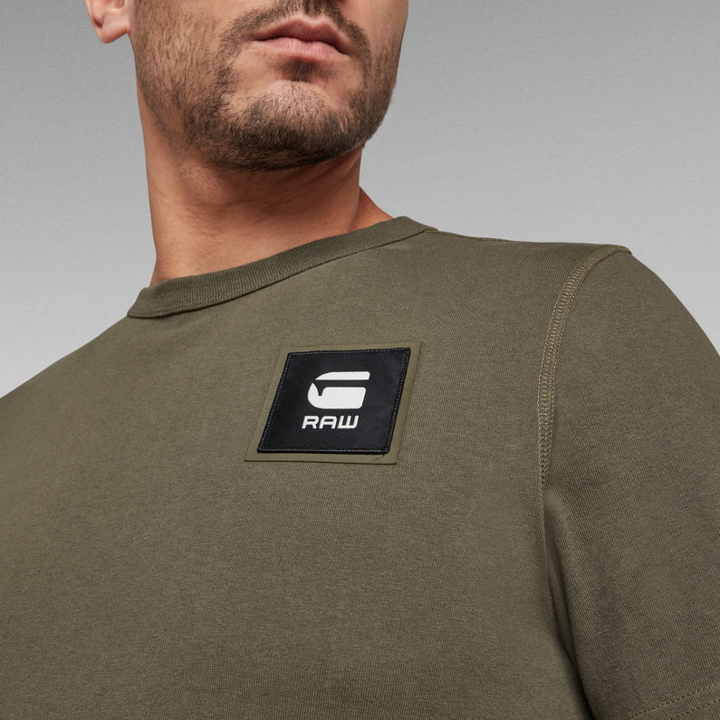 G-STAR® Camiseta Badge Logo Verde