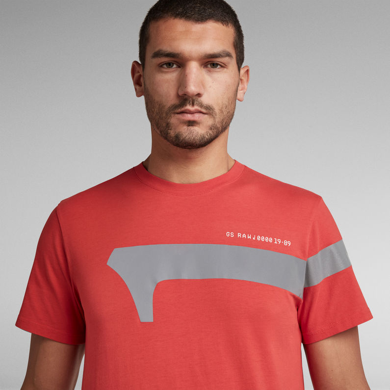 G-Star RAW® 1 Reflective Graphic T-Shirt Red