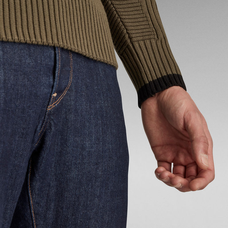 G-STAR® 3D Biker Knitted Pullover Grün