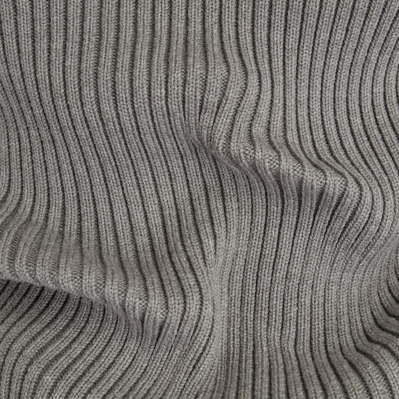 G-Star RAW® 3D Biker Knitted Sweater Grey fabric shot