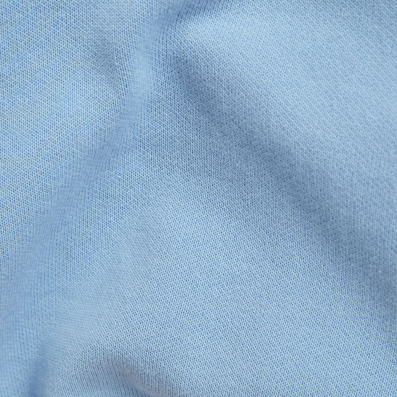 G-Star RAW® Gebreide Polo Met Rits Lichtblauw