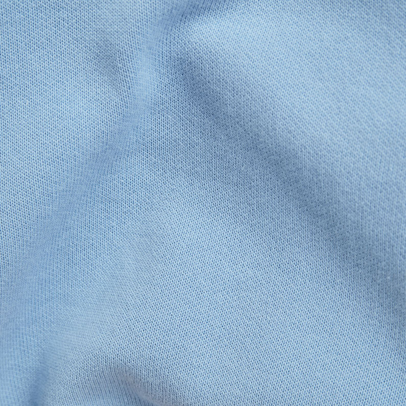 G-Star RAW® Knitted Zip Polo Light blue fabric shot