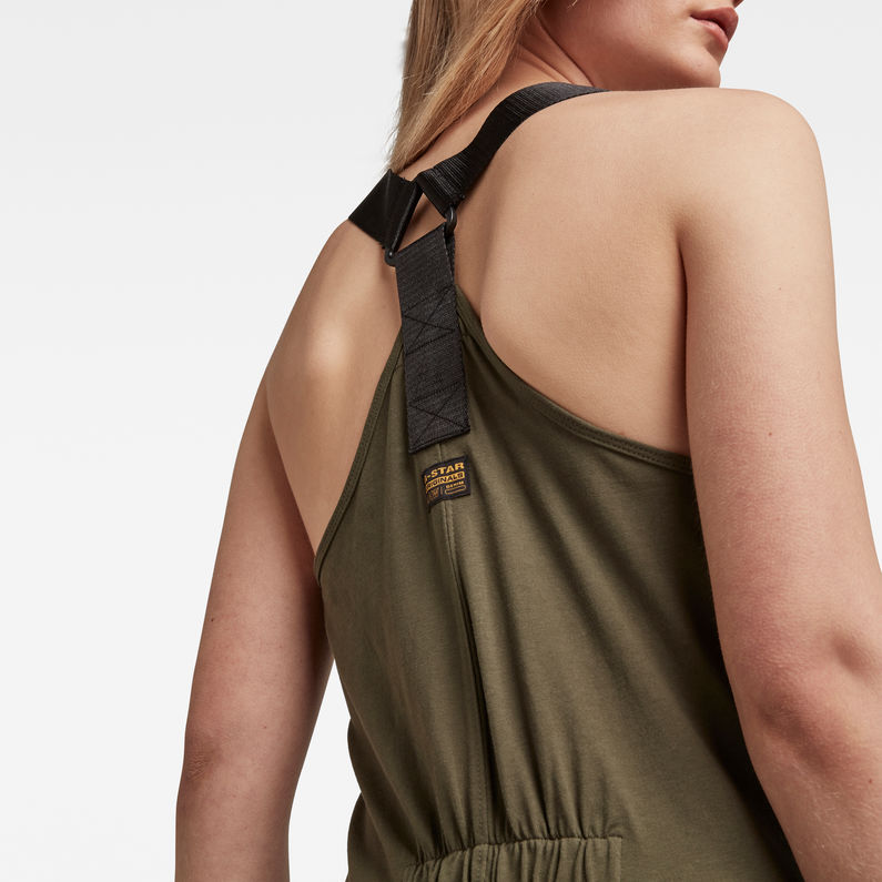 G-Star RAW® Dungaree Jumpsuit Green detail shot