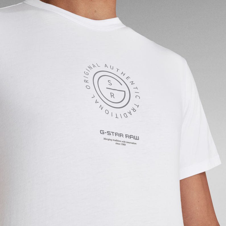 G-Star RAW® G-Star Reflective Multi Graphic T-Shirt White