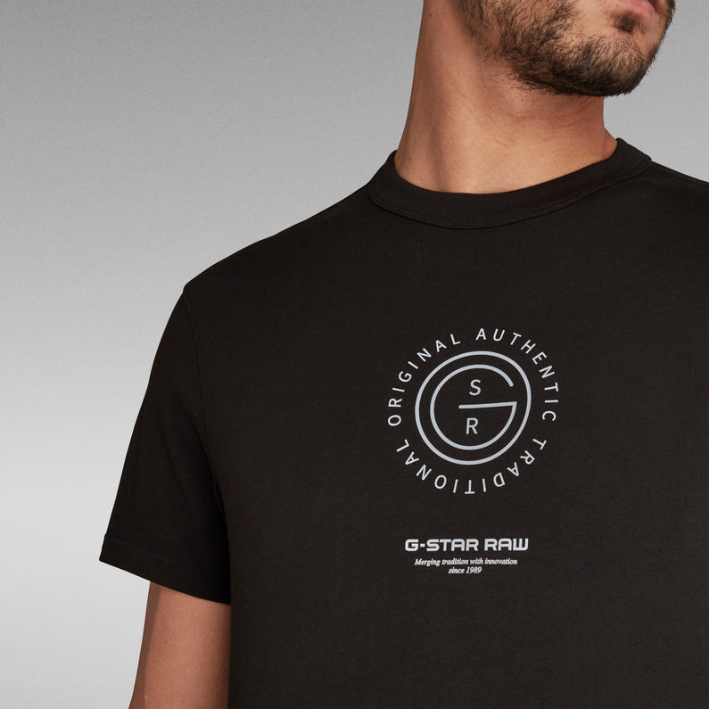 G-Star Reflective Multi Graphic T-Shirt | Black | G-Star RAW® US