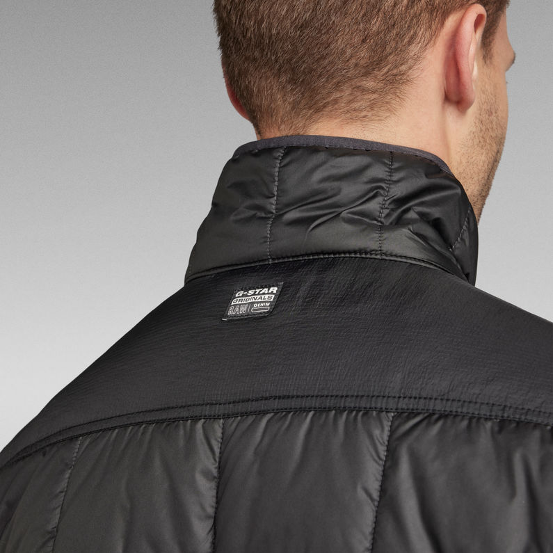 G-Star RAW® Lichtgewicht Quilt Jack Zwart