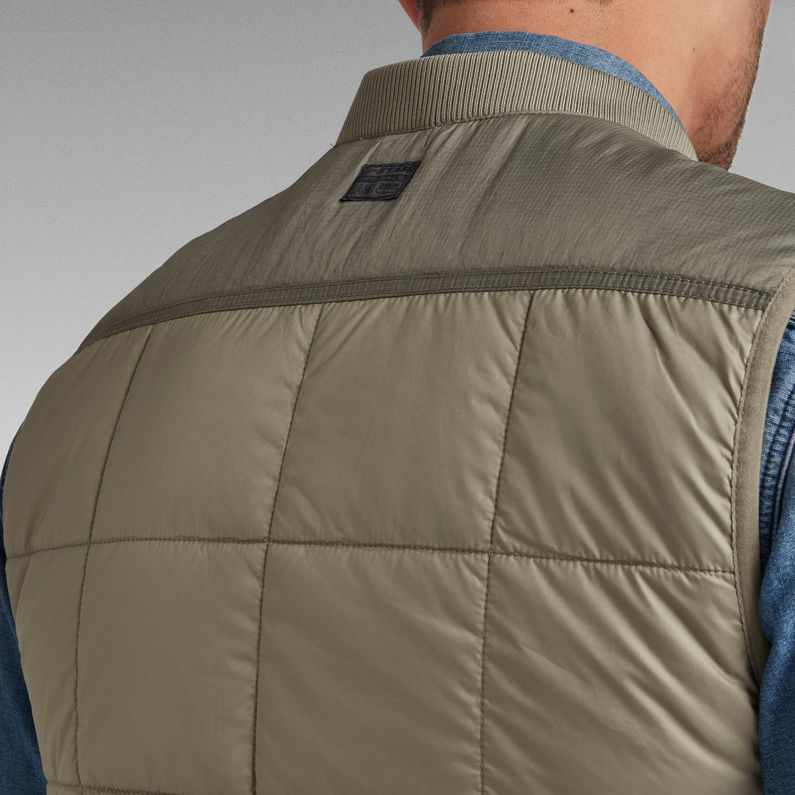 G-STAR® Lightweight Quilted Weste Grün