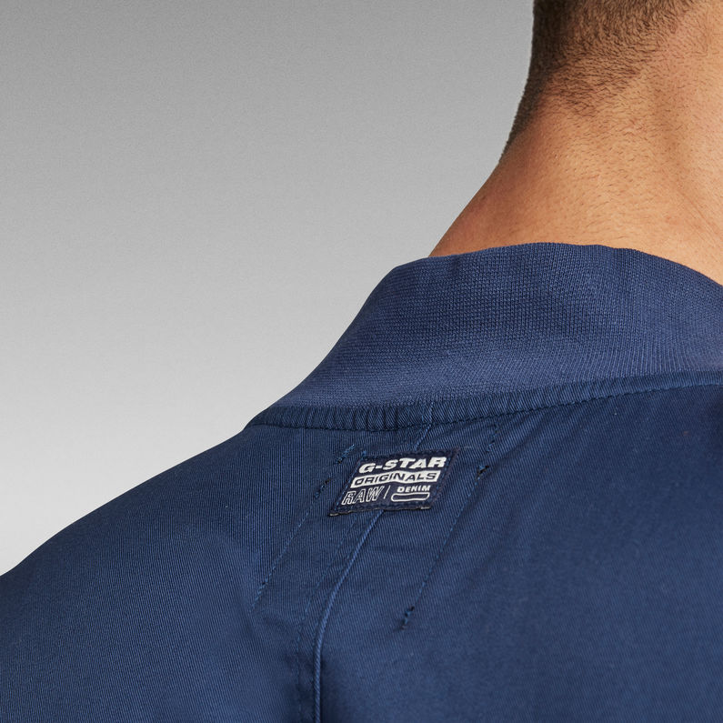 G-Star RAW® Chemise Bomber Collar Regular Bleu foncé