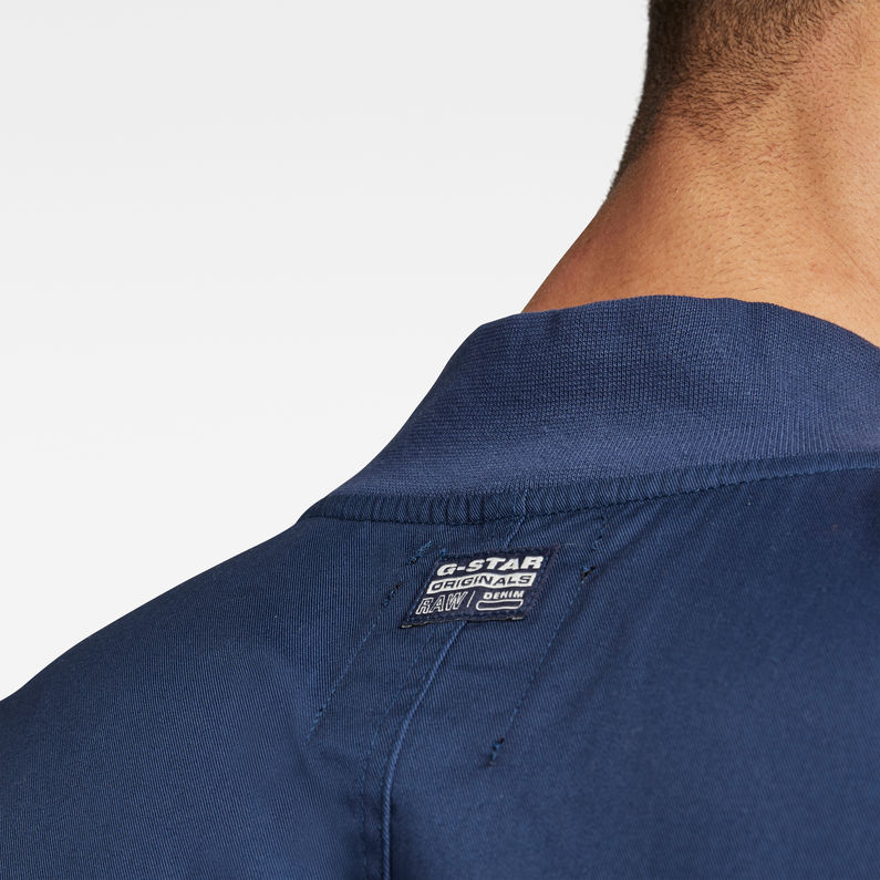 G-Star RAW® Bomber Collar Regular Shirt Dark blue