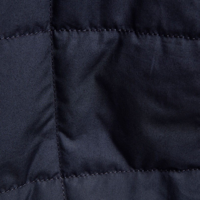 G-Star RAW® Quilted Overshirt Donkerblauw