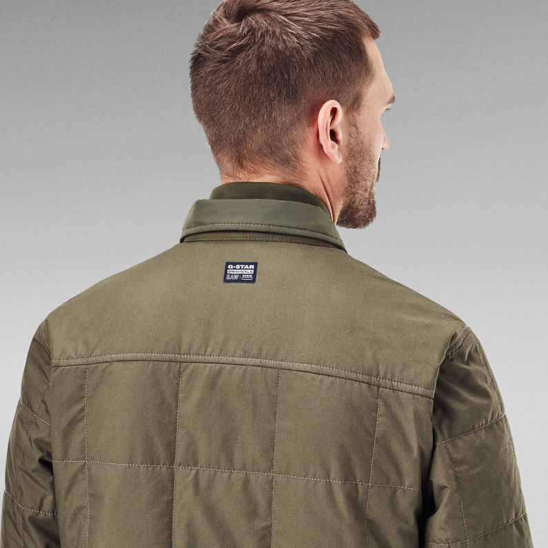 G-STAR® Sobrecamisa Quilted Marrón