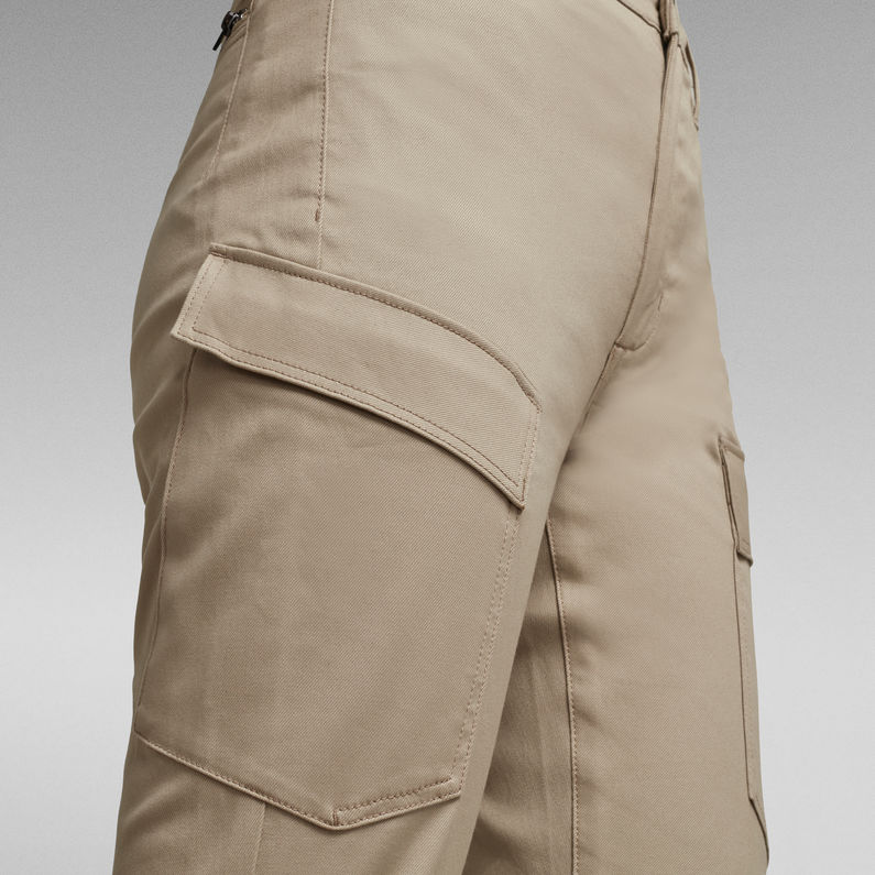 G-Star RAW® Pantalon High G-Shape Cargo Skinny Beige