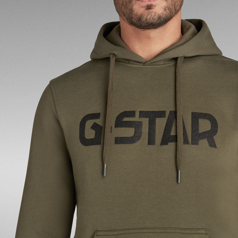 G-Star RAW® G-Star Hooded Sweater Groen