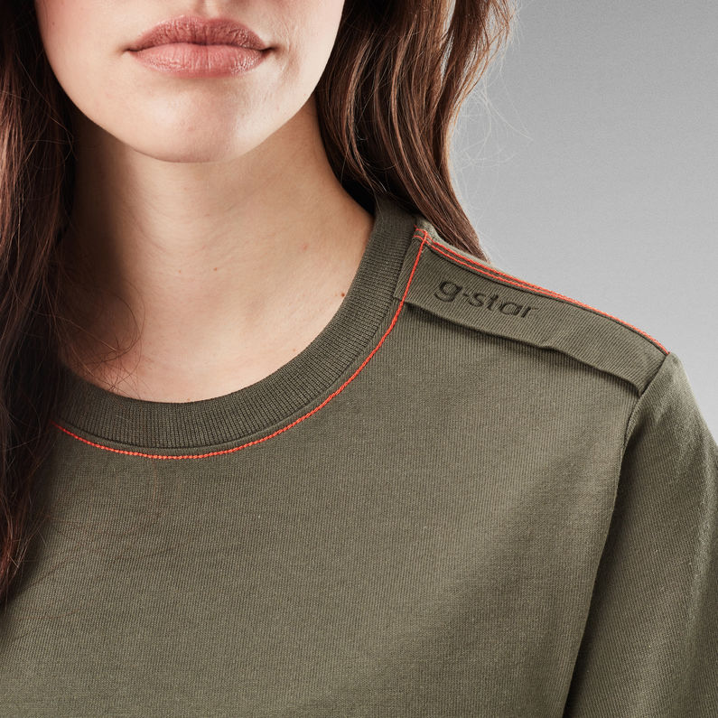 G-STAR® Camiseta Boxy Fit Verde