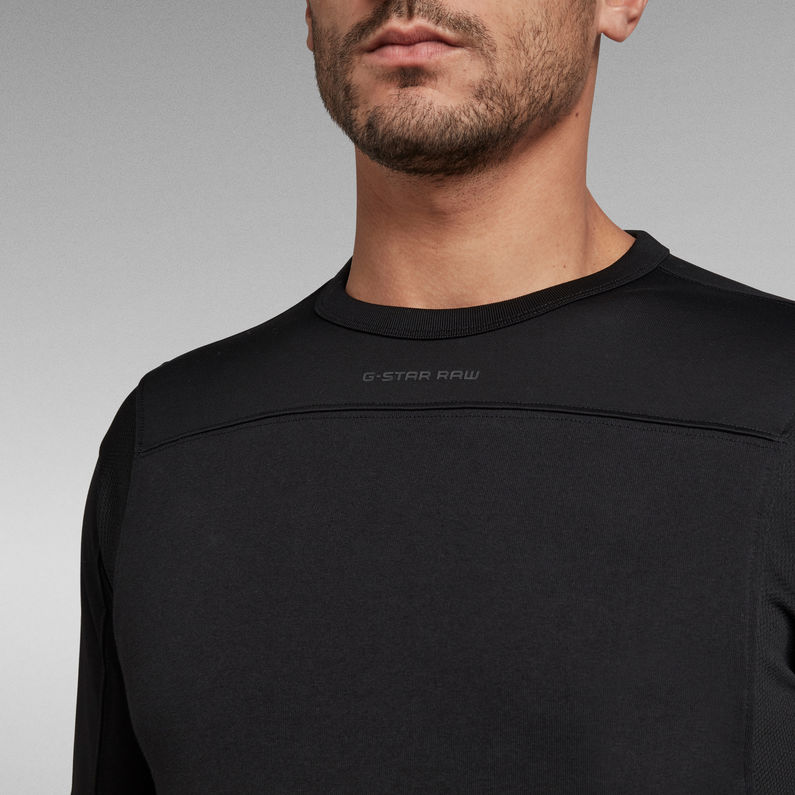 G-STAR® Moto Mesh Motac T-Shirt Zwart