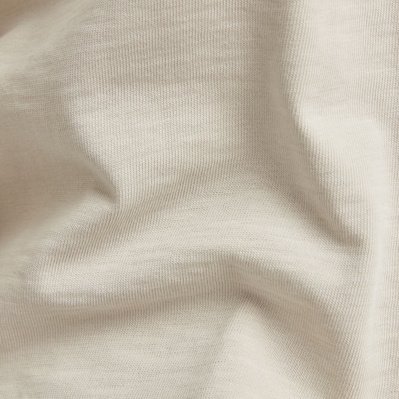 G-STAR® Baseball Jersey Zip Pocket T-Shirt Beige