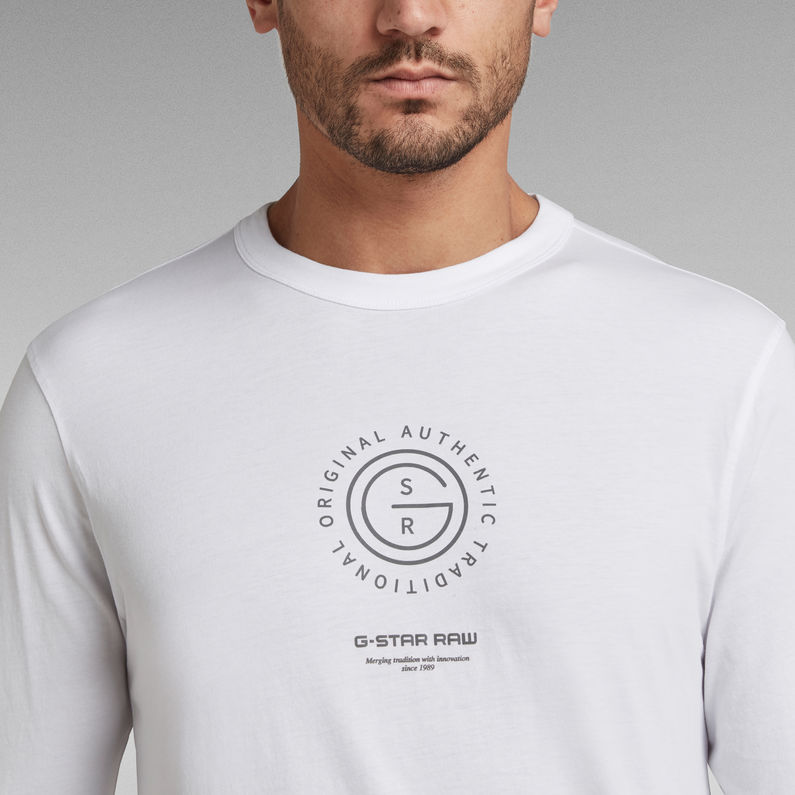 G-Star RAW® G-Star Reflective Multi Graphic T-Shirt Weiß
