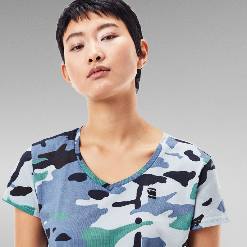 G-Star RAW® Allover Camo Print Top Multi color