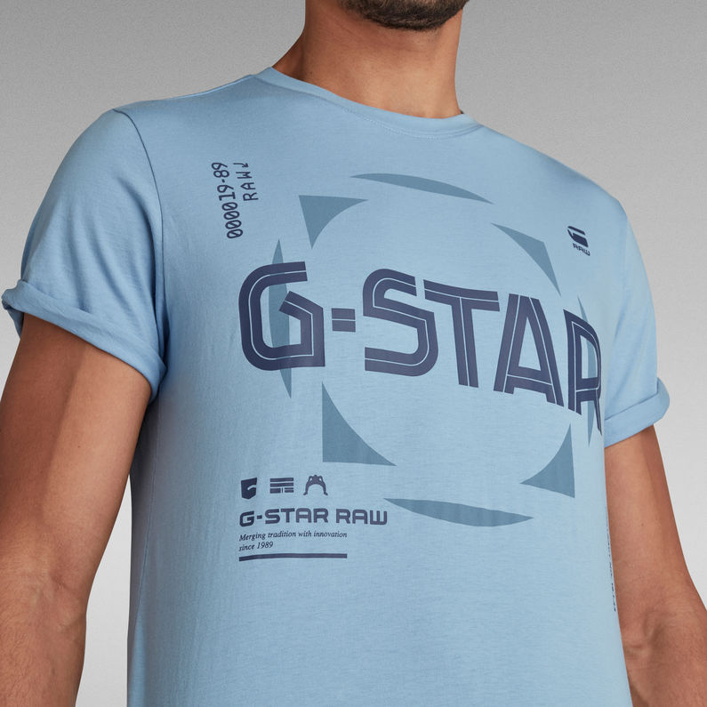 G-Star RAW® Lash Graphic T-Shirt Medium blue