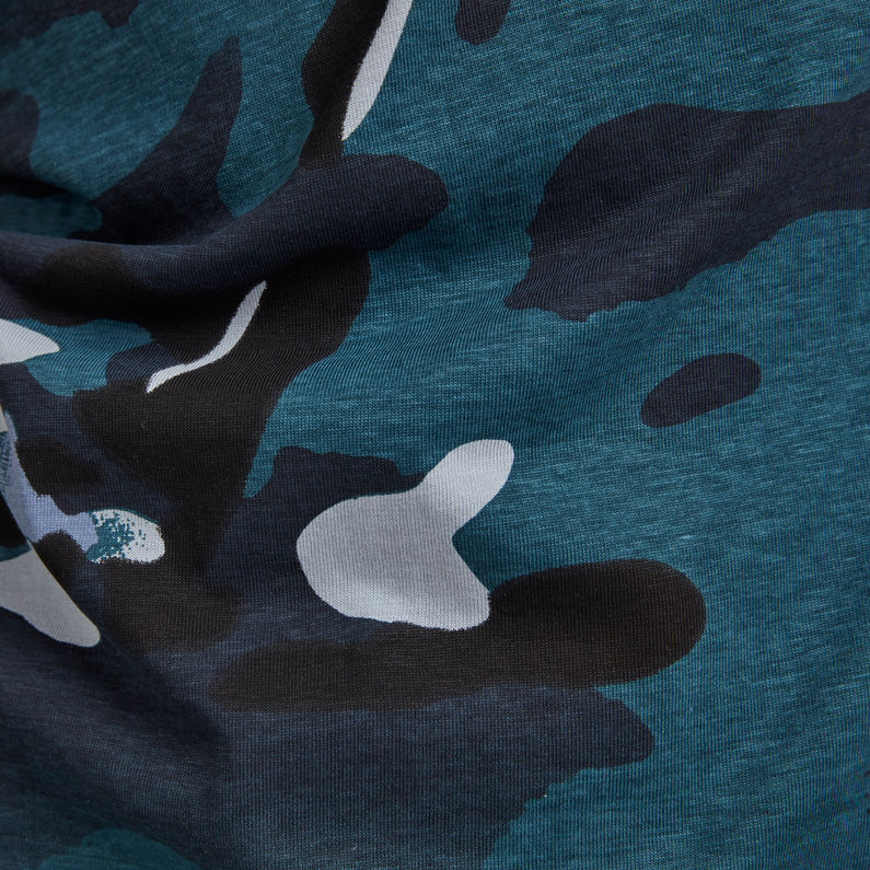 G-STAR® Jurk Dungaree Camo A-Line Midden blauw