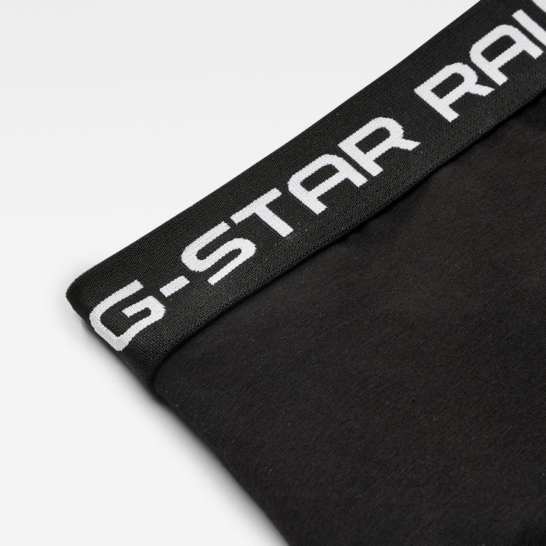 G-Star RAW® Classic Trunks 3-Pack Schwarz detail shot