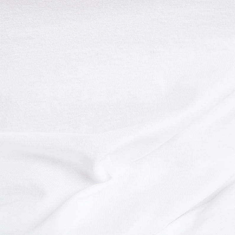 G-Star RAW® Basic Round Neck Tanktop Blanc fabric shot