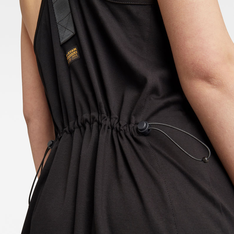 G-Star RAW® A-Line Dungaree Dress Black
