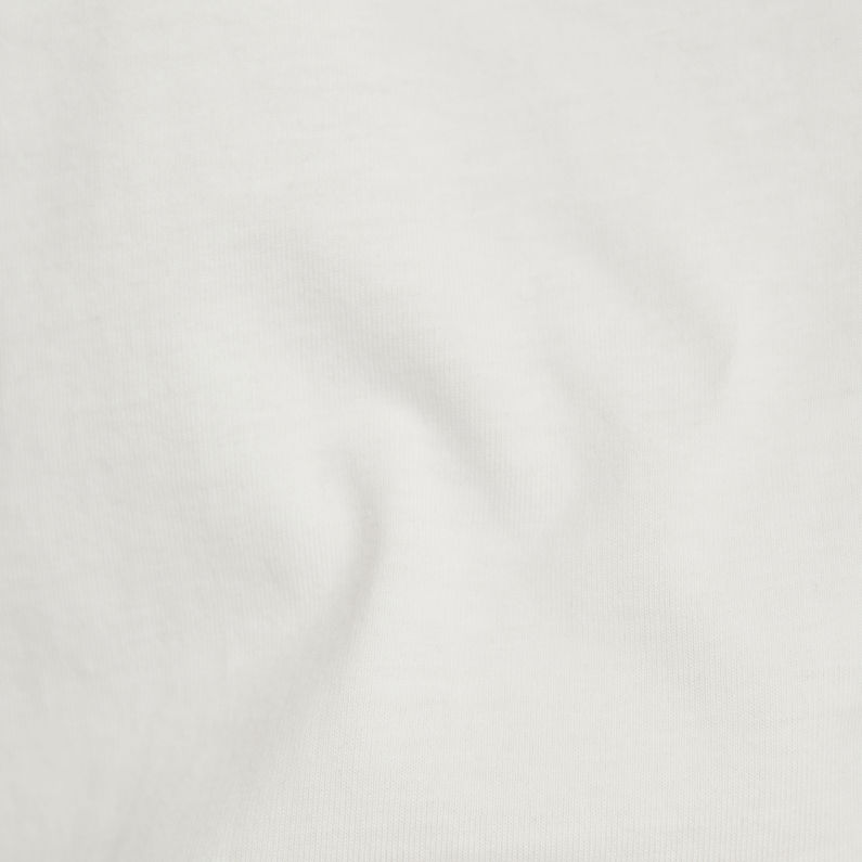 G-Star RAW® T-shirt Boxy Fit RAW Embroidery Blanc